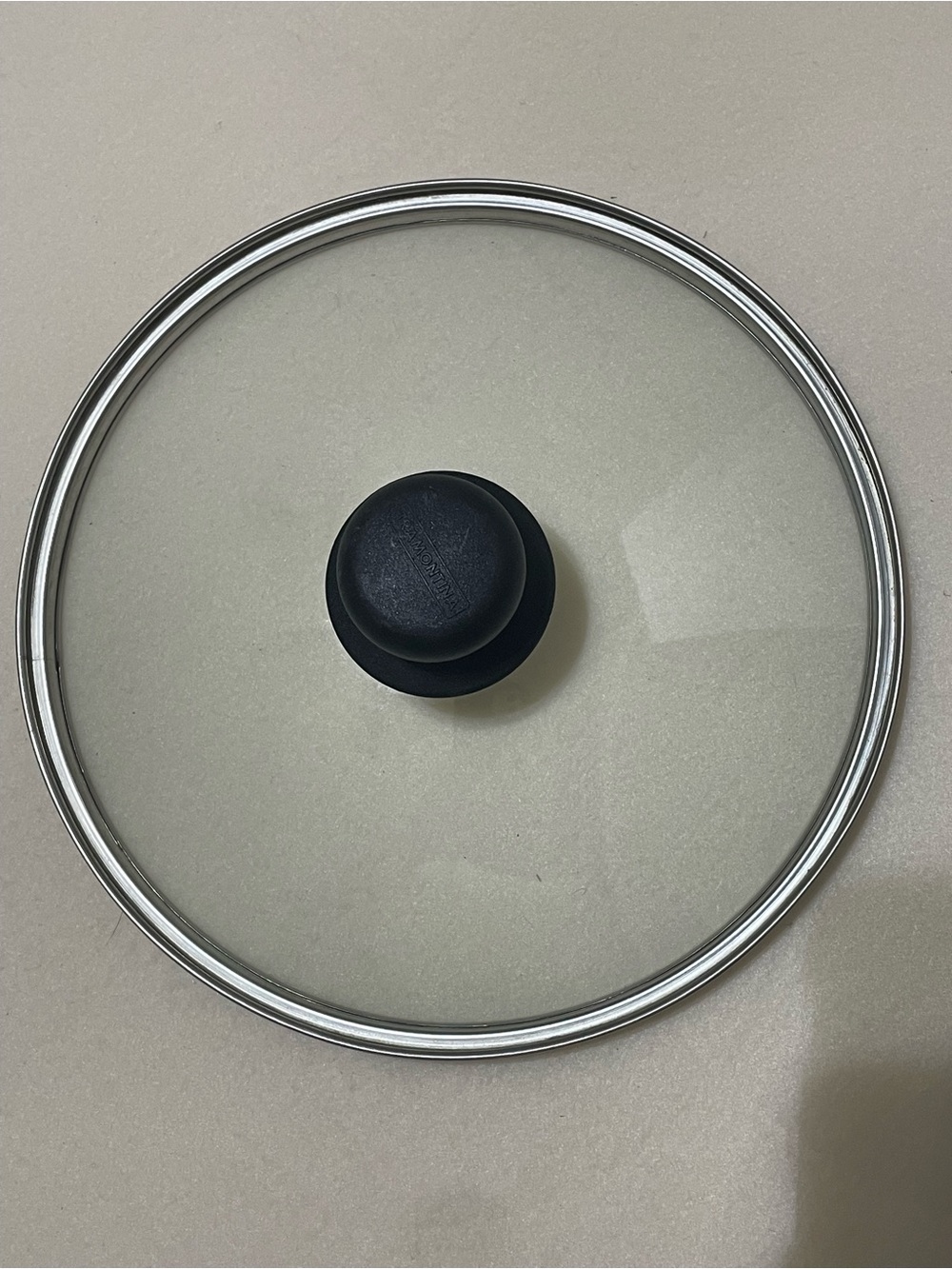 Tramontina Replacement Glass Cookware Lid with Black Knob